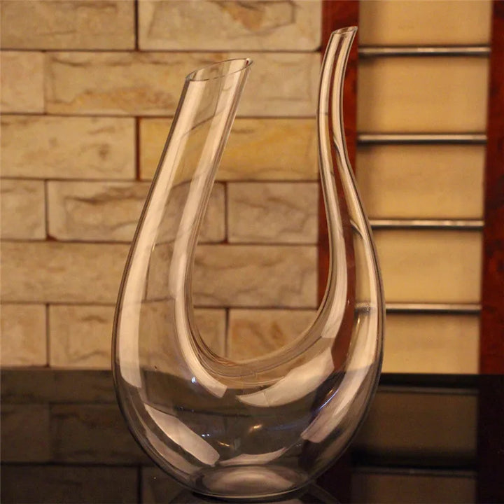 Crystal U-shaped 1500ml Wine Decanter