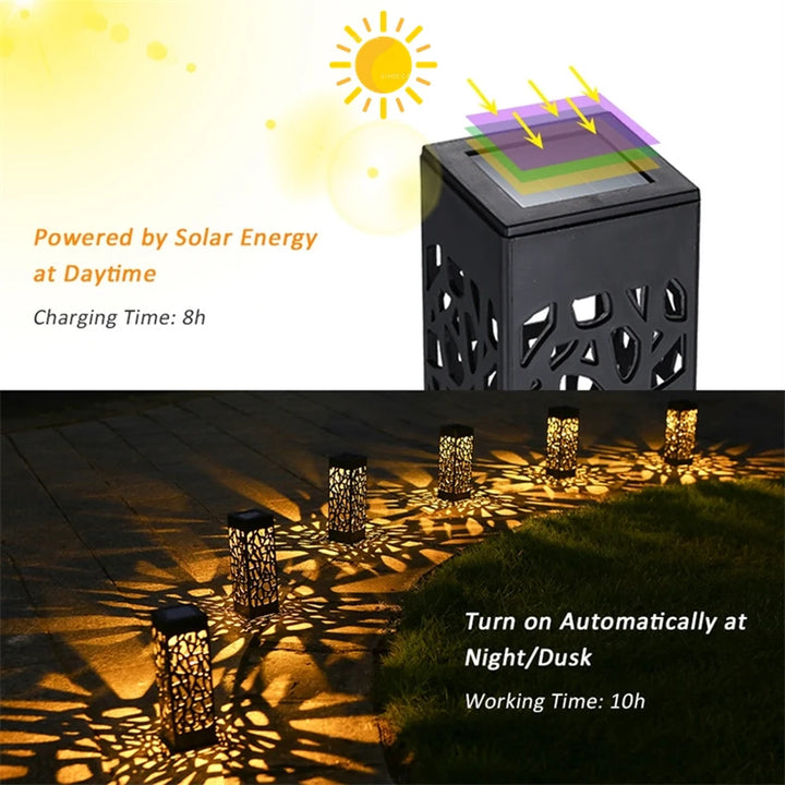 Solar Powered Waterproof Vintage Garden Light