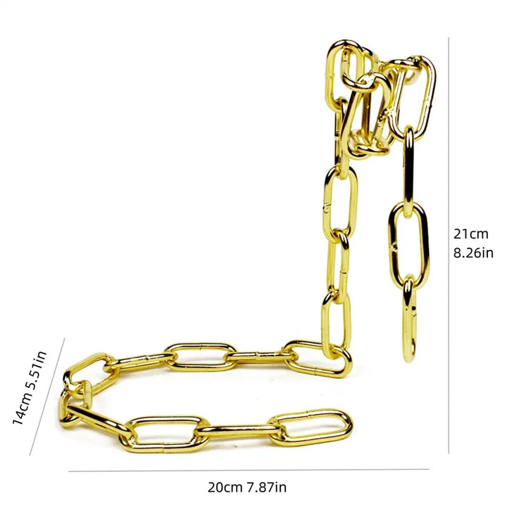 Magic Iron Chain Wine Bottle Holder