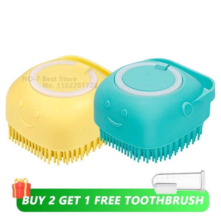 Cute Dog Bath Brush