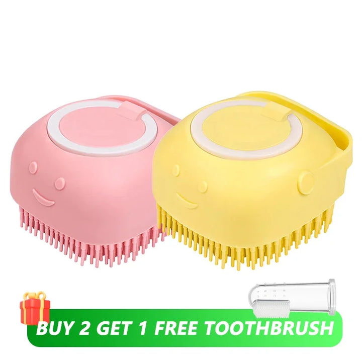 Cute Dog Bath Brush
