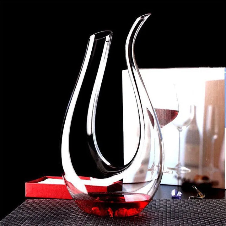 Crystal U-shaped 1500ml Wine Decanter