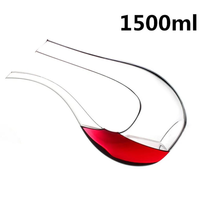 Crystal U-shaped 1500ml Wine Decanter