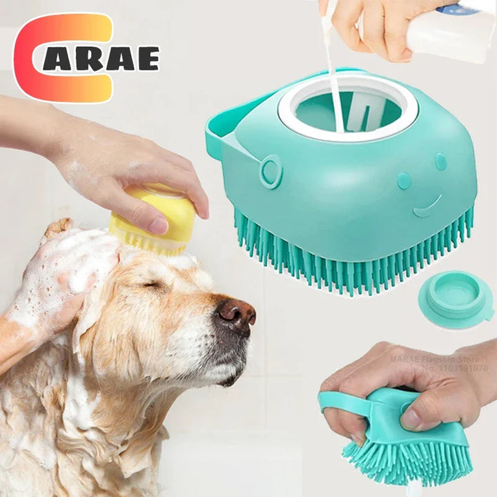 Cute Dog Bath Brush